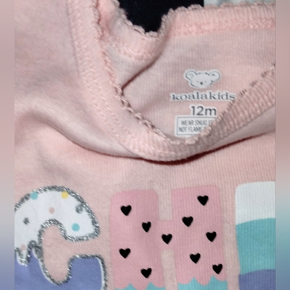 NWT 3p Koala Kids Pajama set. Infant Girls Size 12M - Picture 4 of 10